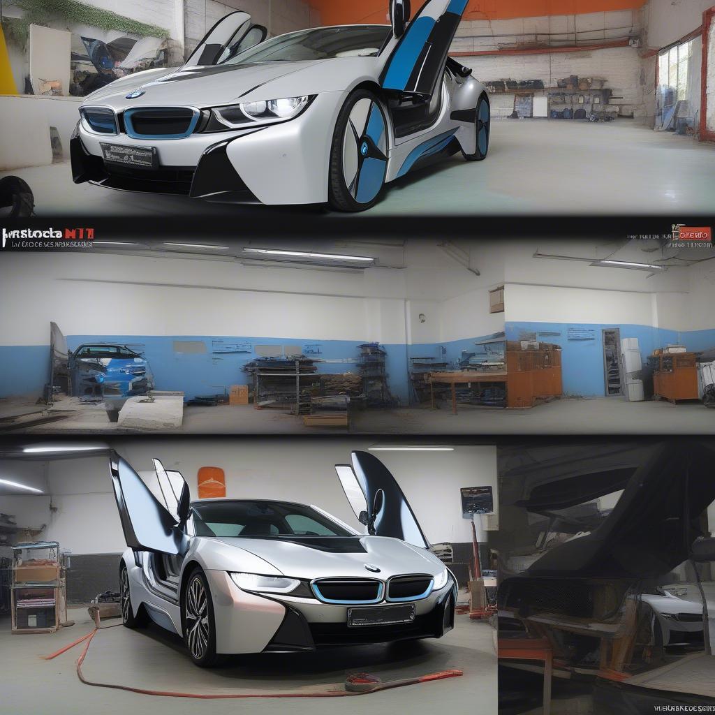 Địa chỉ lắp đặt body kit replica BMW i8 uy tín tại Hà Nội