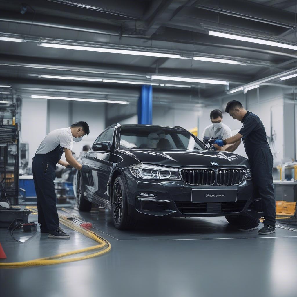 Dịch vụ bảo dưỡng BMW Cầu Giấy