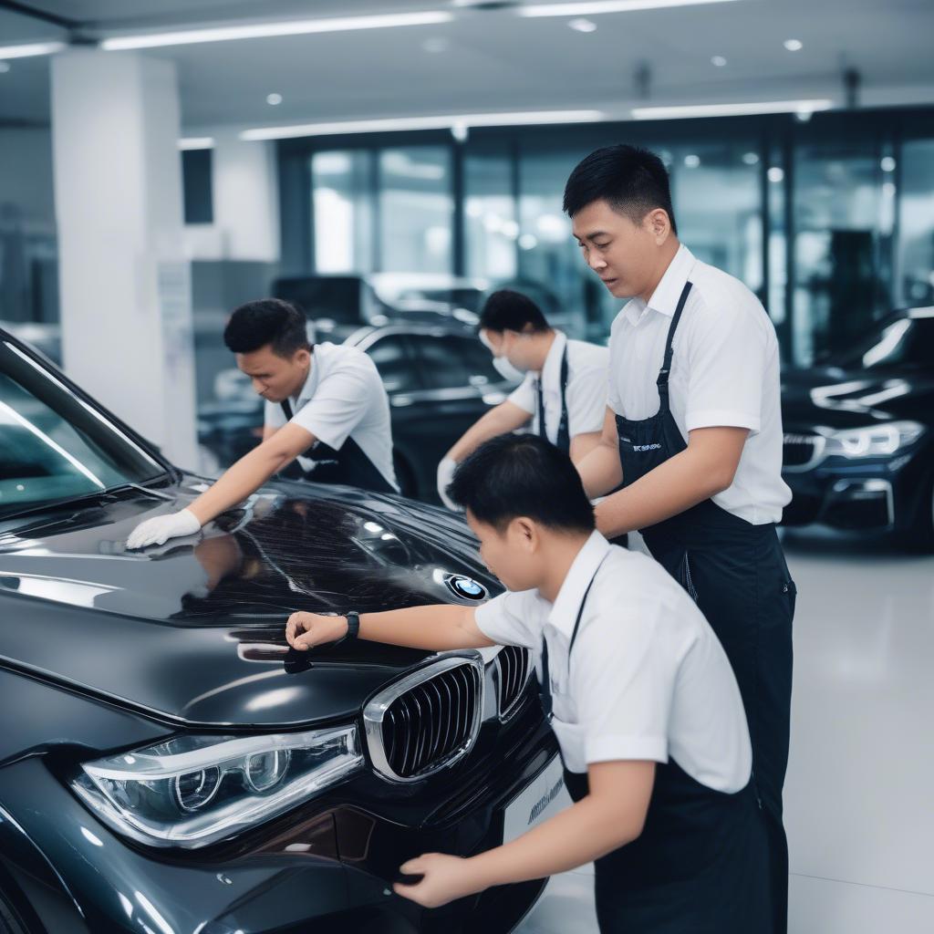 Dịch vụ hậu mãi tận tâm tại BMW Cầu Giấy