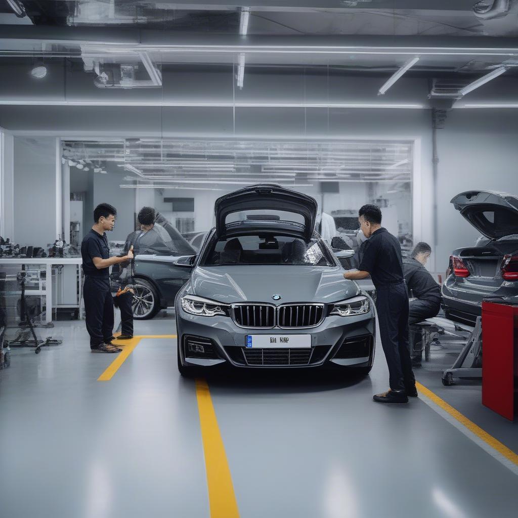 Dịch vụ hậu mãi chu đáo tại BMW Cầu Giấy