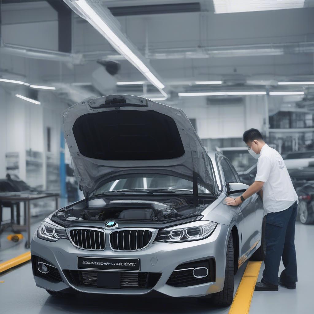 Dịch vụ lắp đặt phụ tùng BMW tại BMW Cầu Giấy