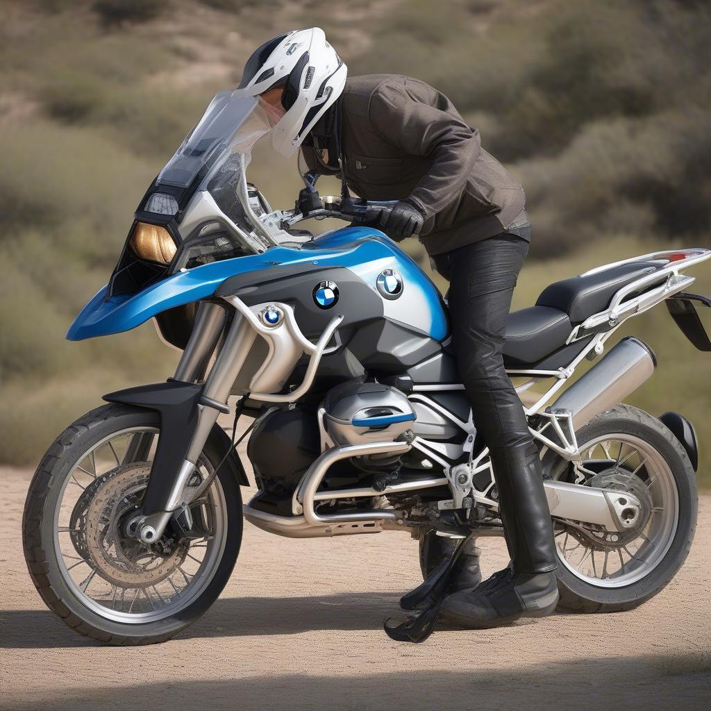 Điều chỉnh hệ thống treo BMW R1200GS