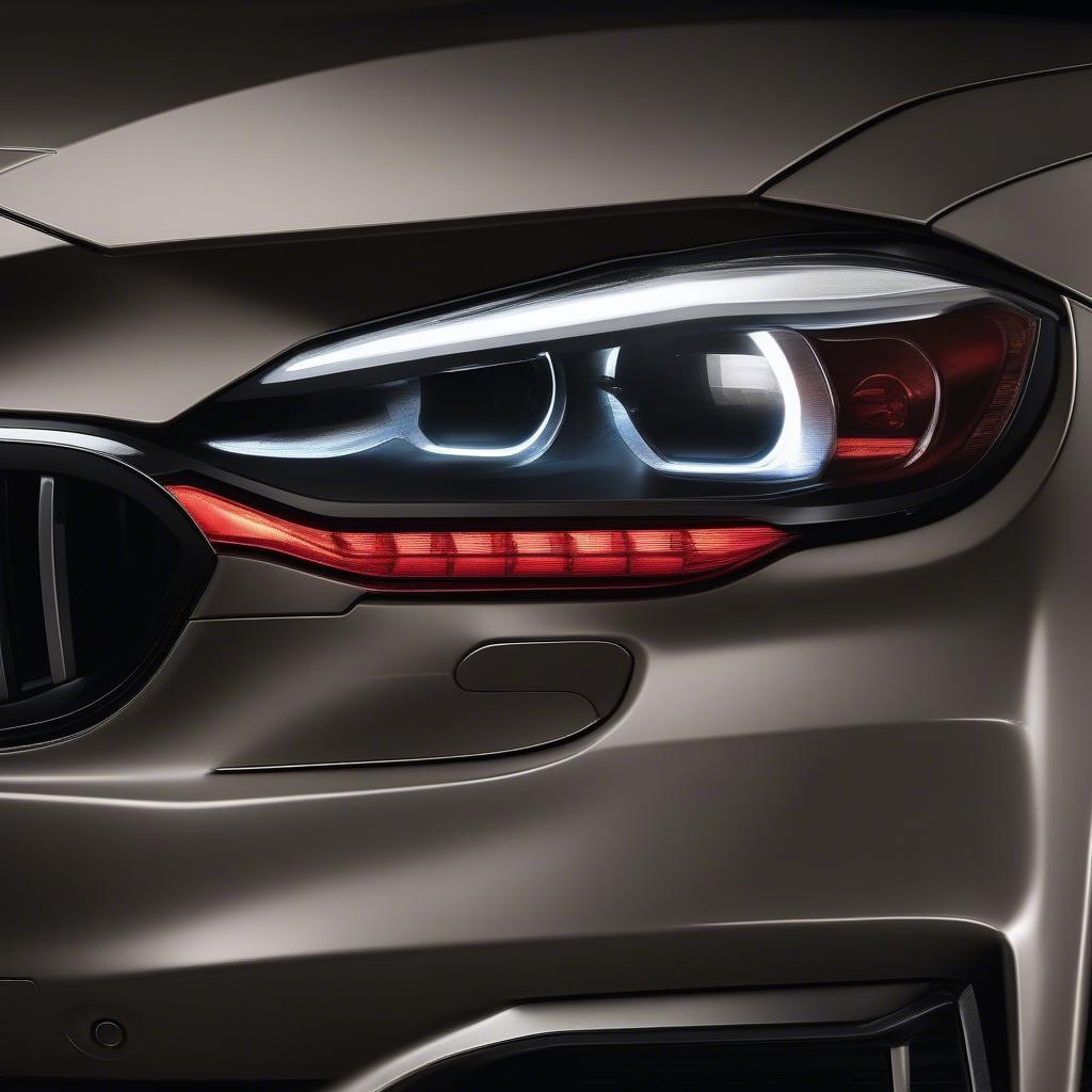 Độ đèn BMW Red Angel Eyes tăng tính thẩm mỹ