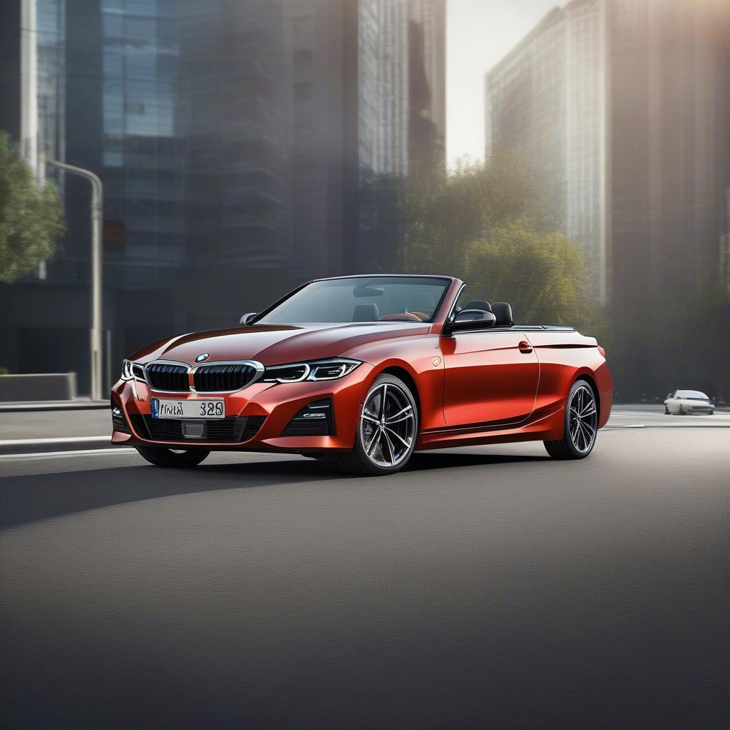 Độ ngoại thất BMW 320i mui trần