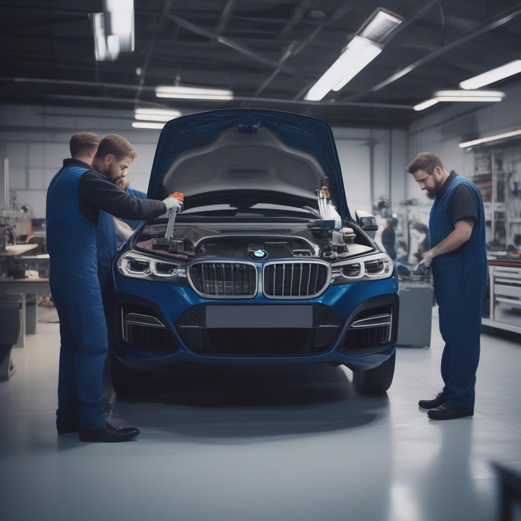 Đội ngũ kỹ thuật viên BMW Cầu Giấy