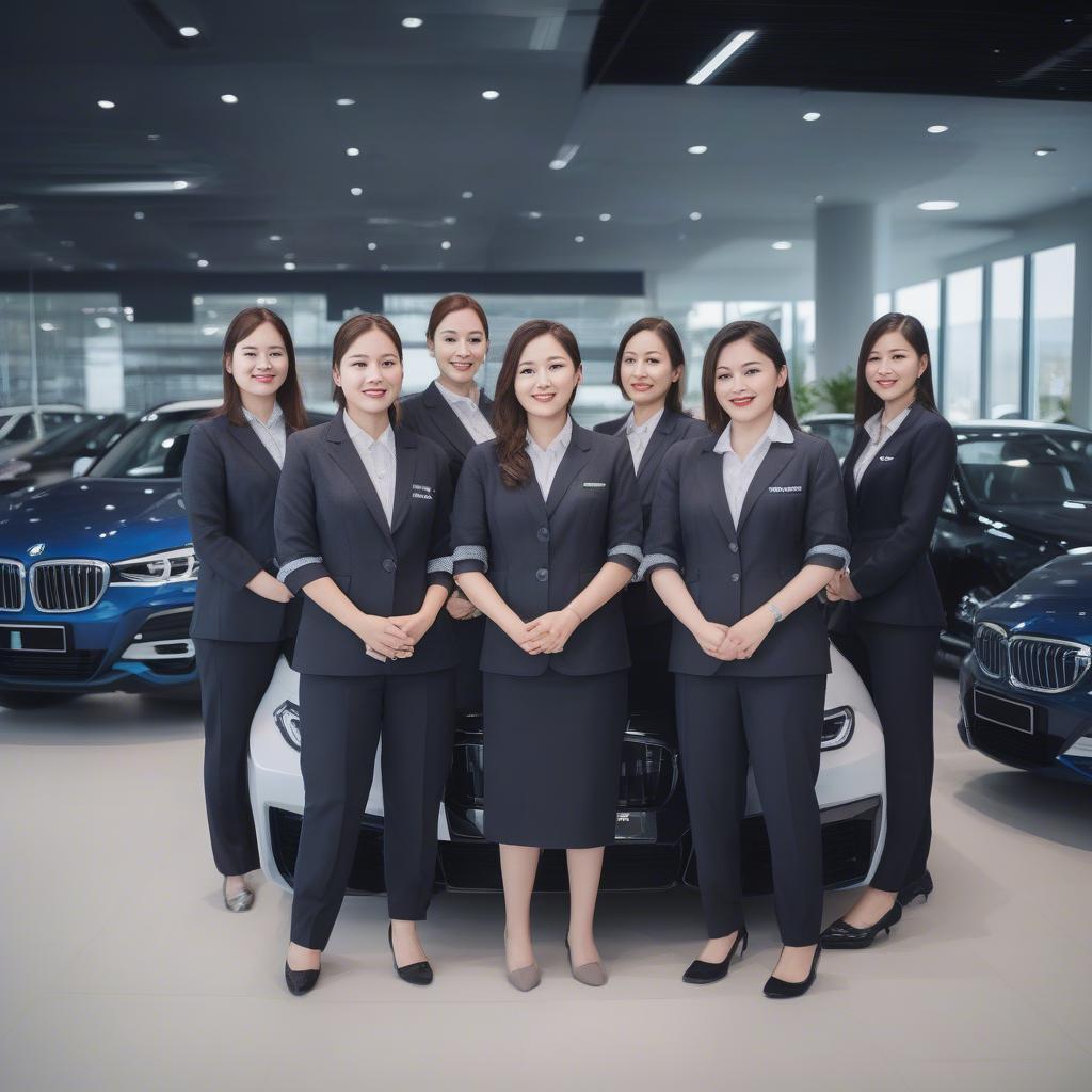 Đội ngũ nữ nhân viên BMW Cầu Giấy