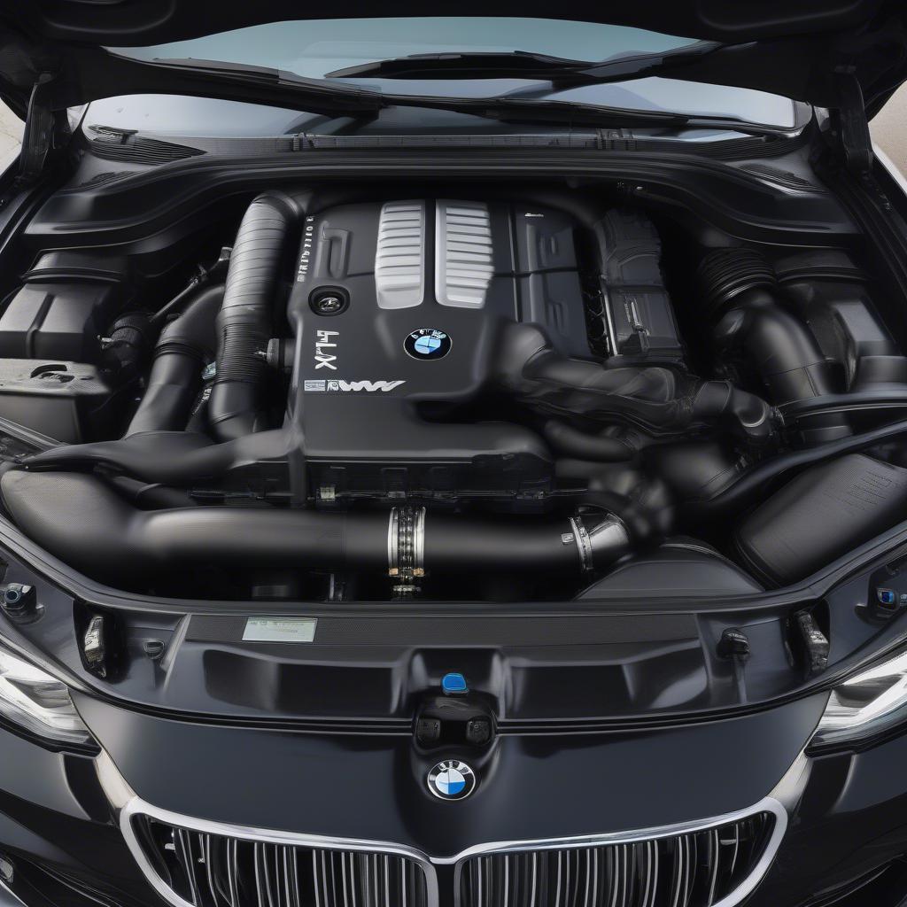 Động cơ B47 BMW trong khoang máy