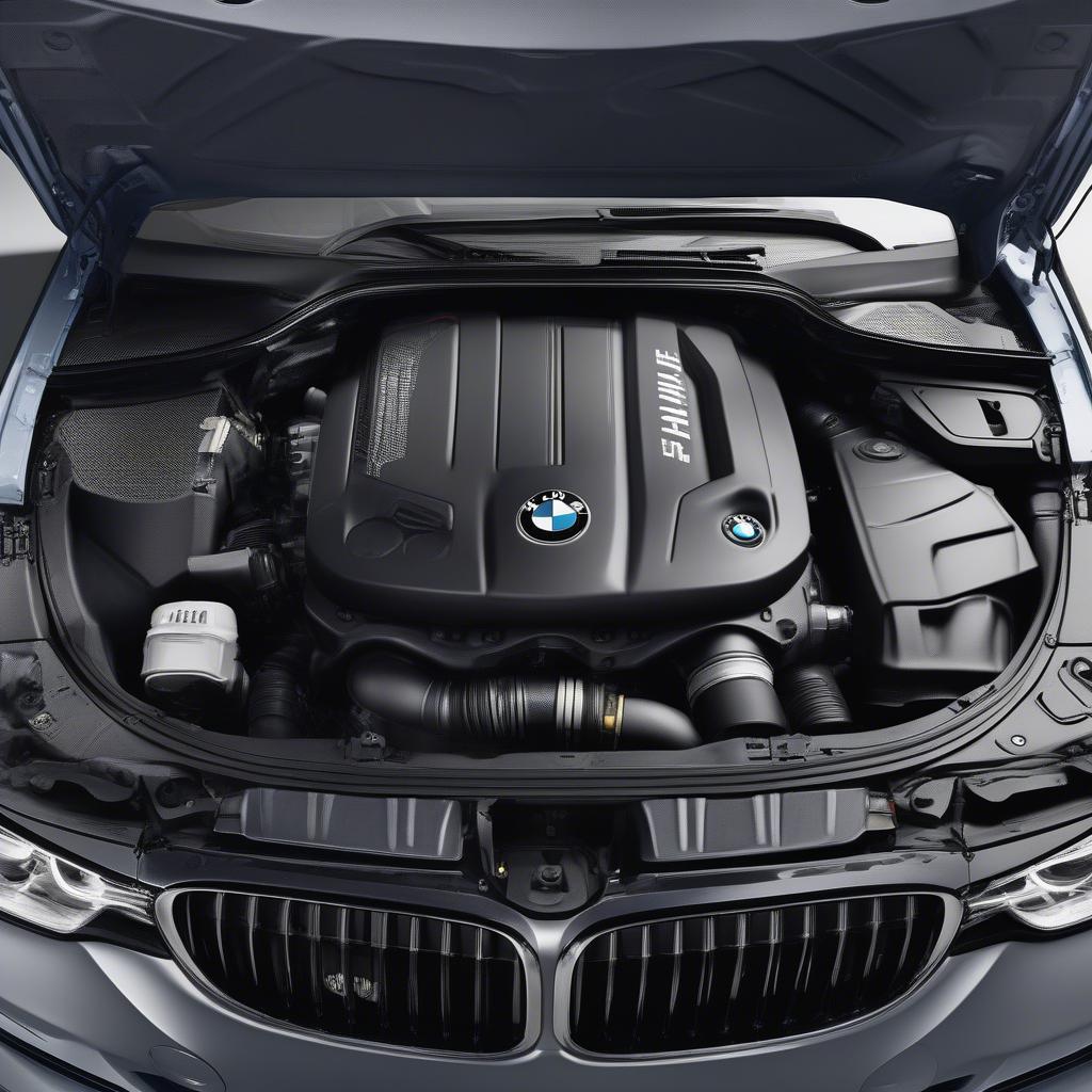 Động Cơ BMW 3.5 I Trong Khoang Máy