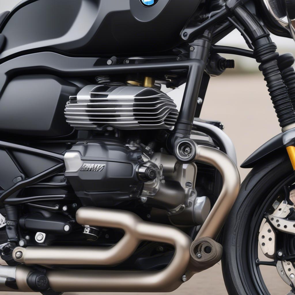 Động cơ mạnh mẽ của BMW R Nine T 2019