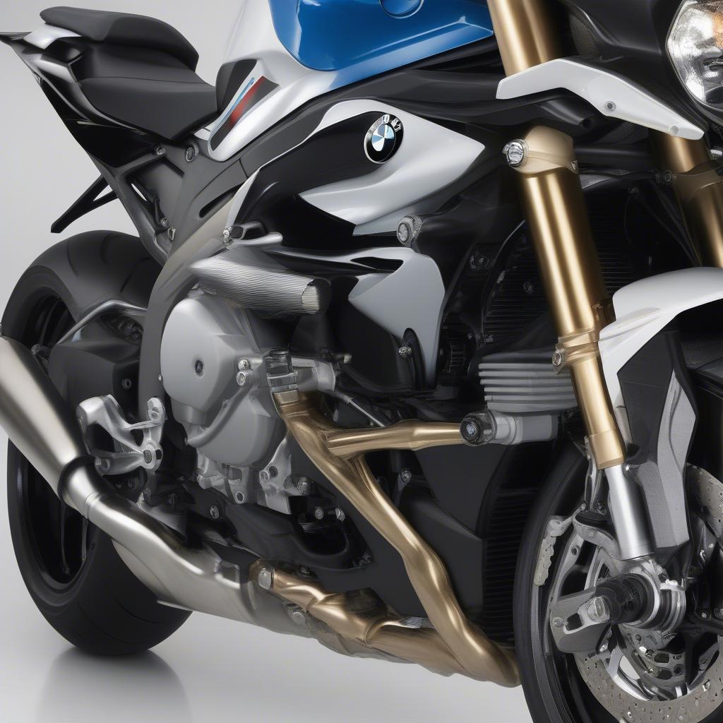 Động cơ BMW S1000RR tại triển lãm