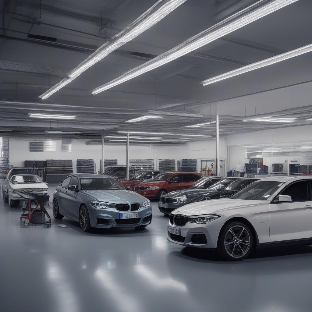 Garage BMW hiện đại