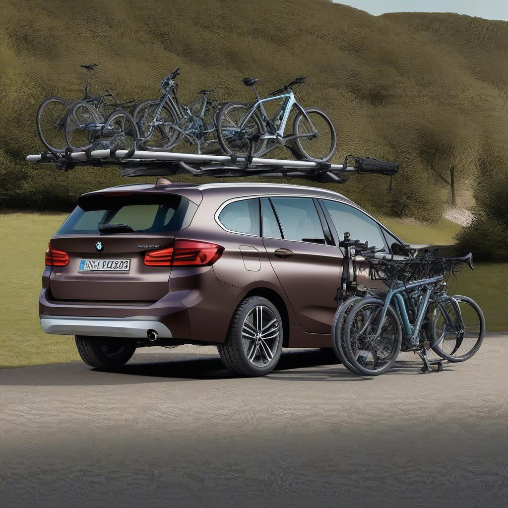 Giá đỡ xe đạp gắn móc kéo cho BMW 2 Series Gran Tourer