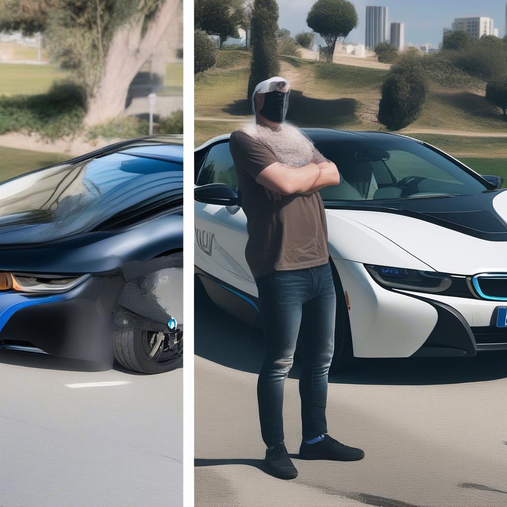 Giả Grab BMW i8: Thực Tế và Ảo