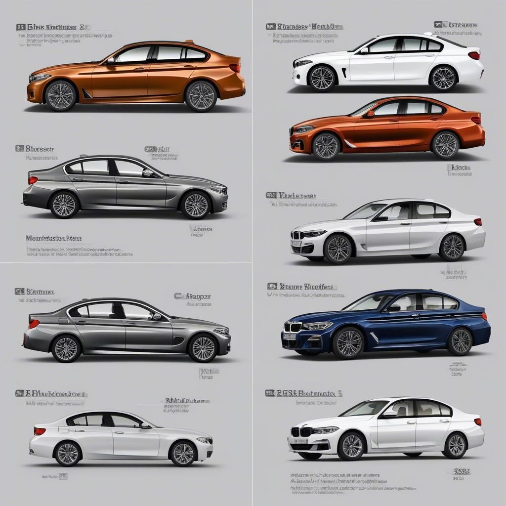 Giá xe BMW Series 3, 5, 7 tháng 8/2017