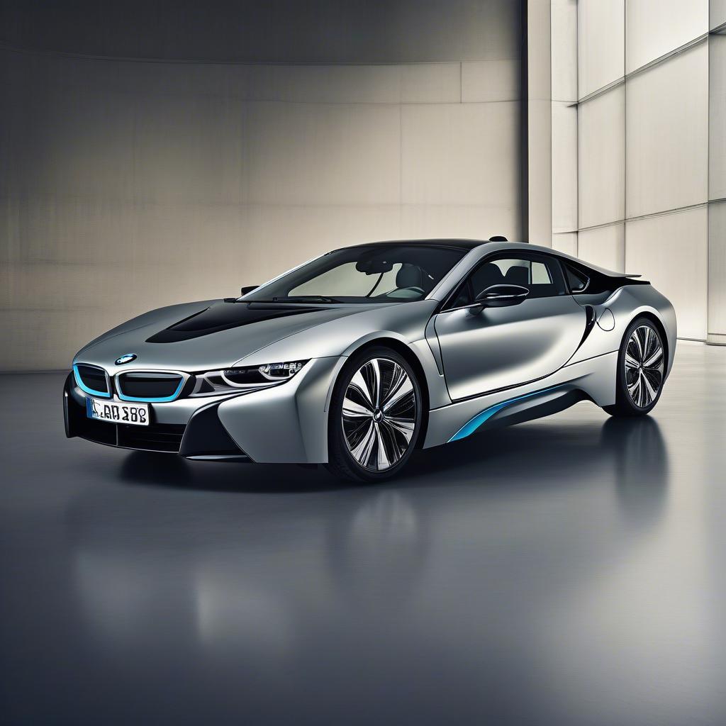 Hình nền BMW i8 góc chụp độc đáo