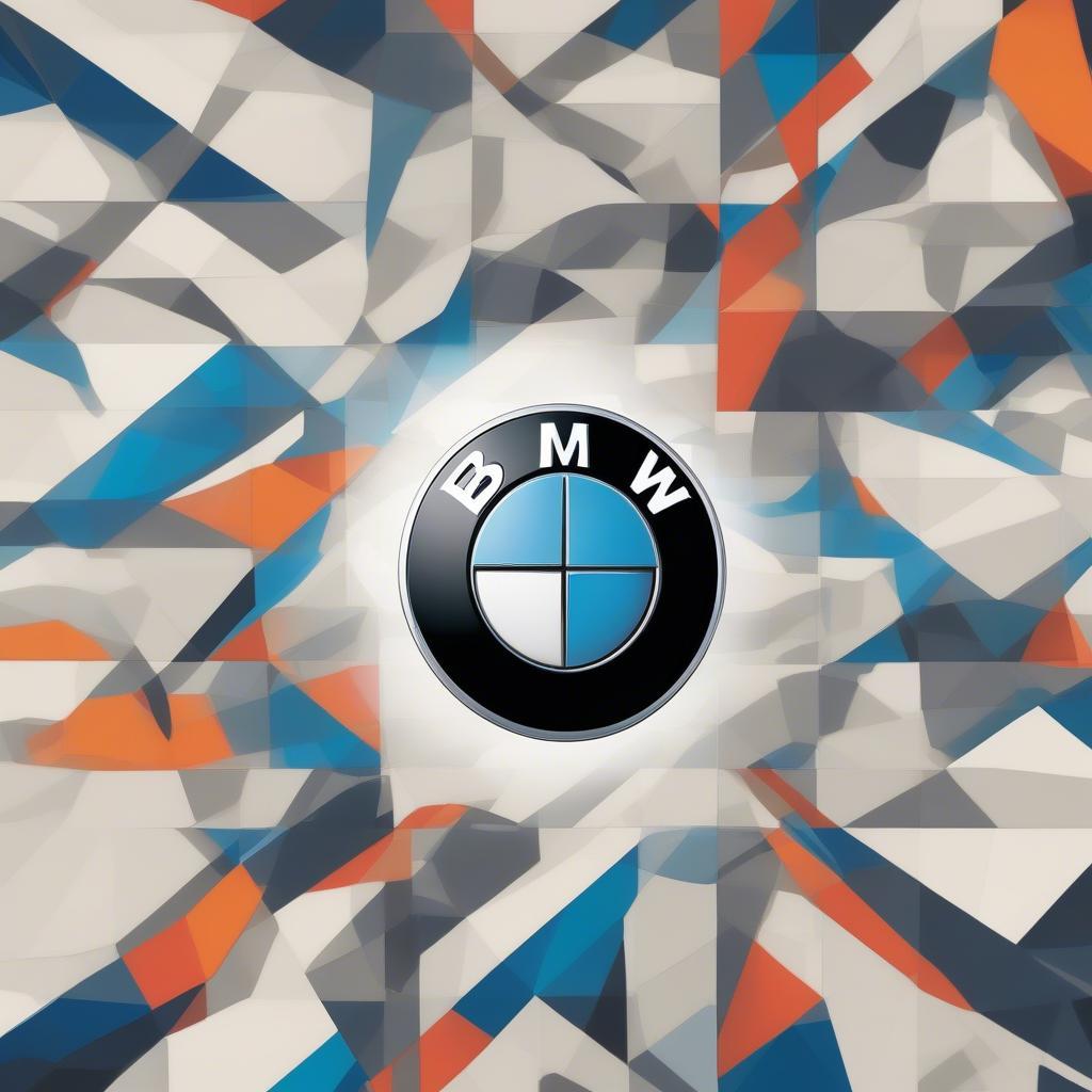 Hình nền logo BMW trừu tượng