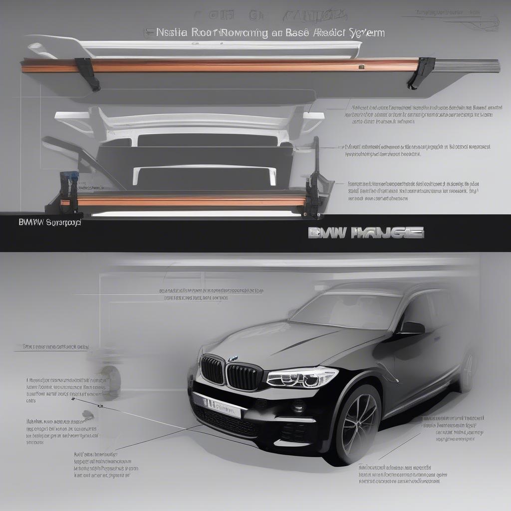 Hướng dẫn lắp đặt giá nóc BMW