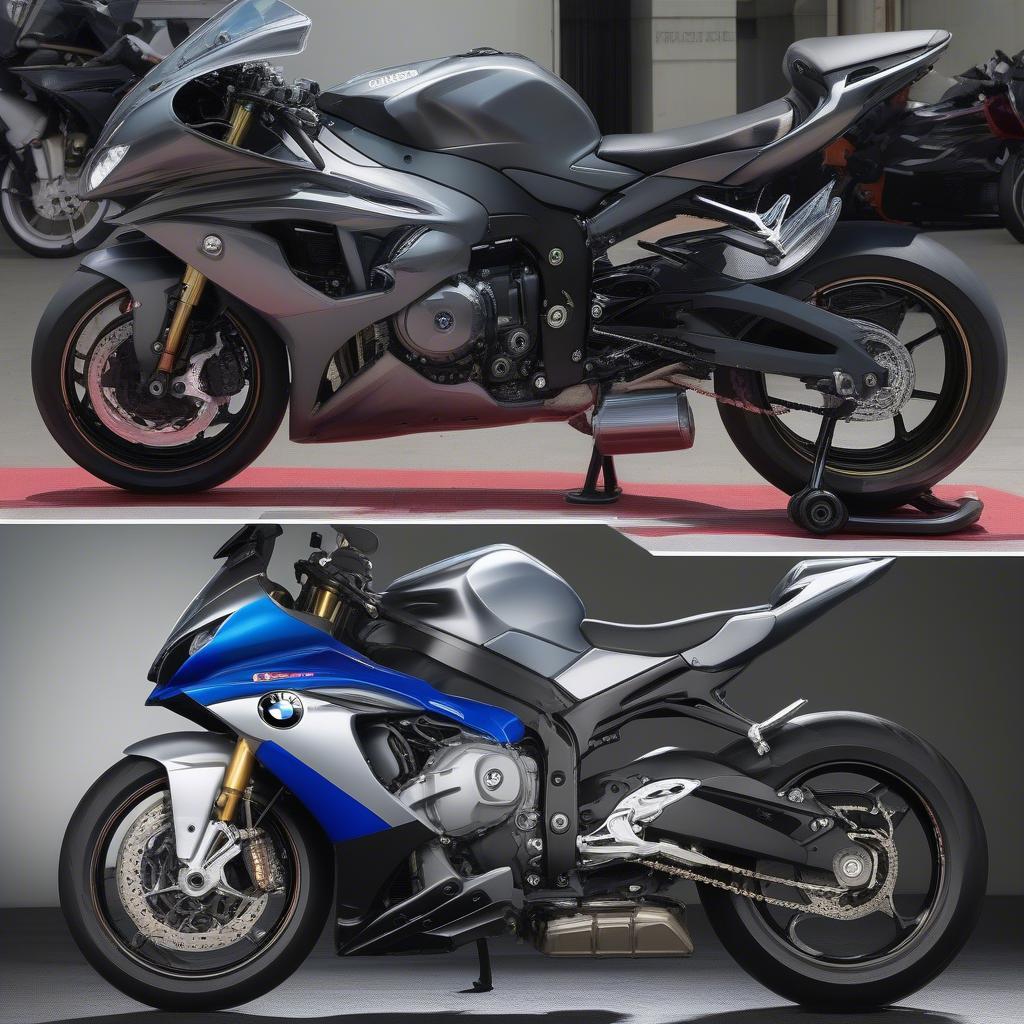 So sánh động cơ Kawasaki H2 và BMW S1000RR 2019