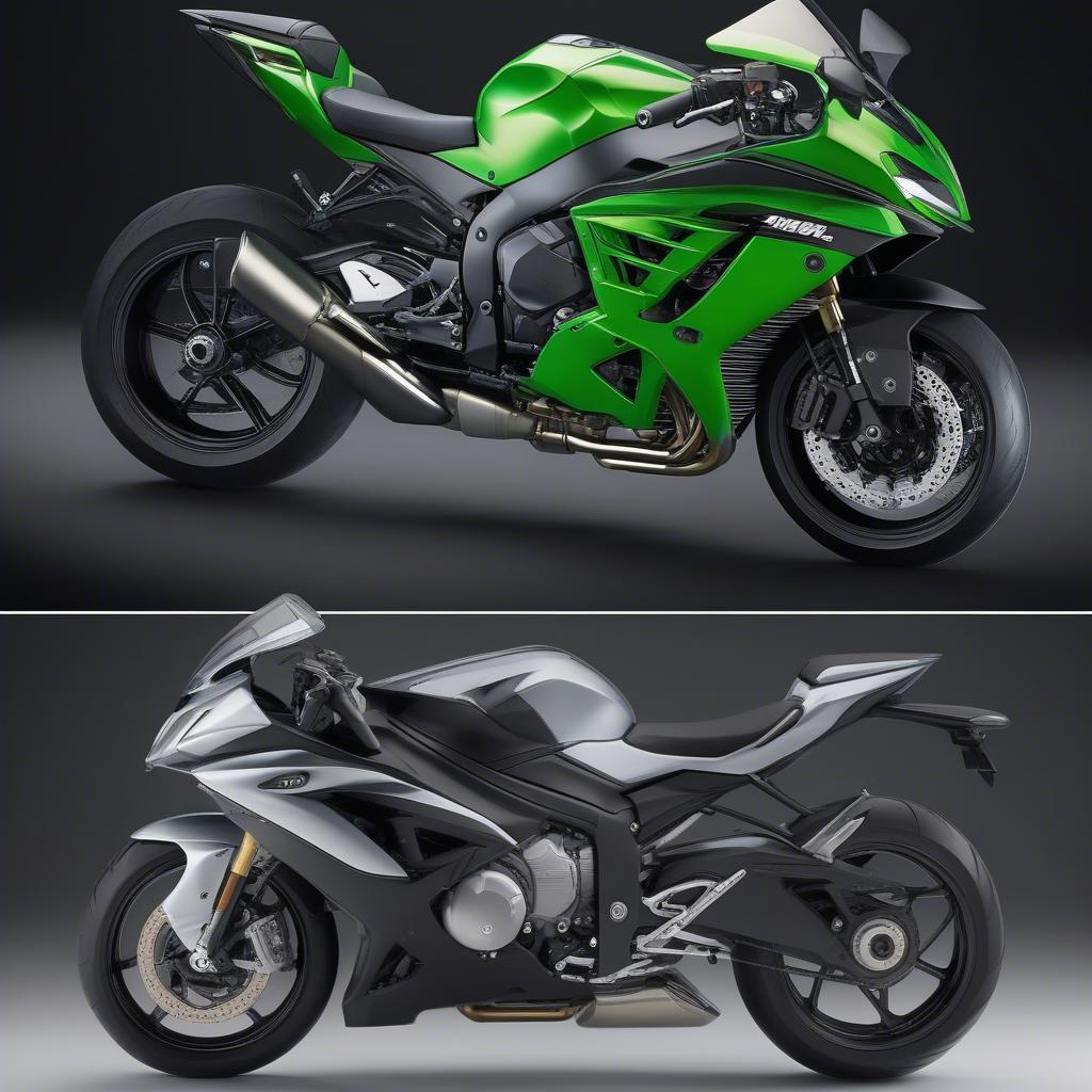 Kawasaki Ninja H2 và BMW S1000RR