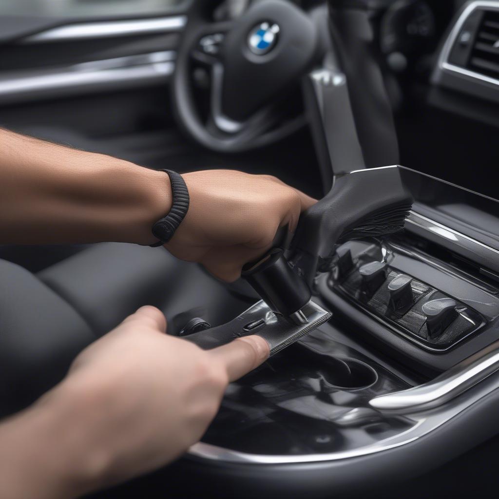 Cách kết nối AUX trên BMW F30