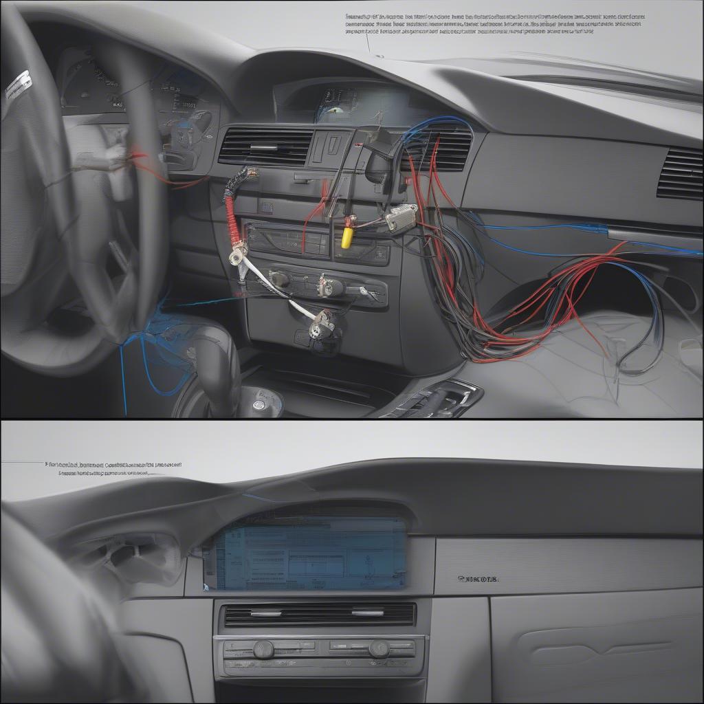 Kết nối dây điện paddle shifter BMW E46