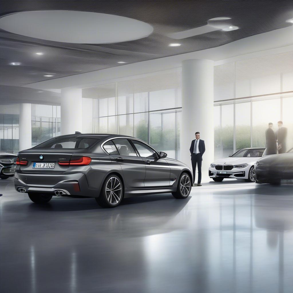 Khách hàng hài lòng với dịch vụ chuyên nghiệp tại BDC BMW.