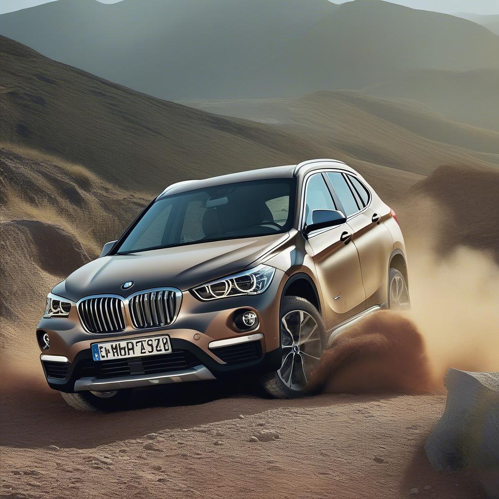 BMW X1 chinh phục địa hình offroad nhờ khoảng sáng gầm xe lý tưởng