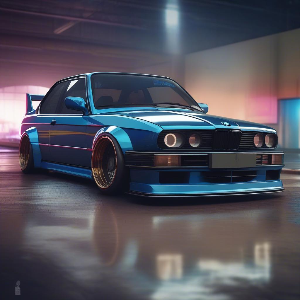 Khyzyl Saleem thiết kế BMW E30