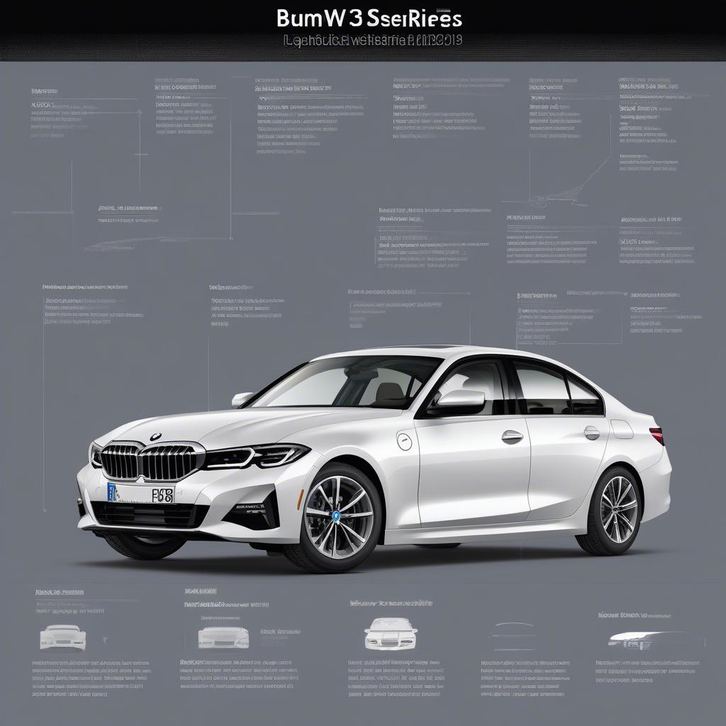 Kích thước BMW 3 Series 2019 chi tiết