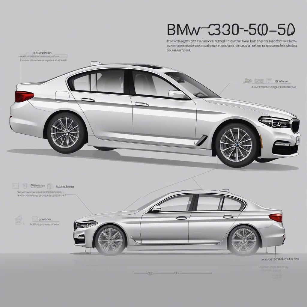 Kích thước BMW 530i rộng rãi