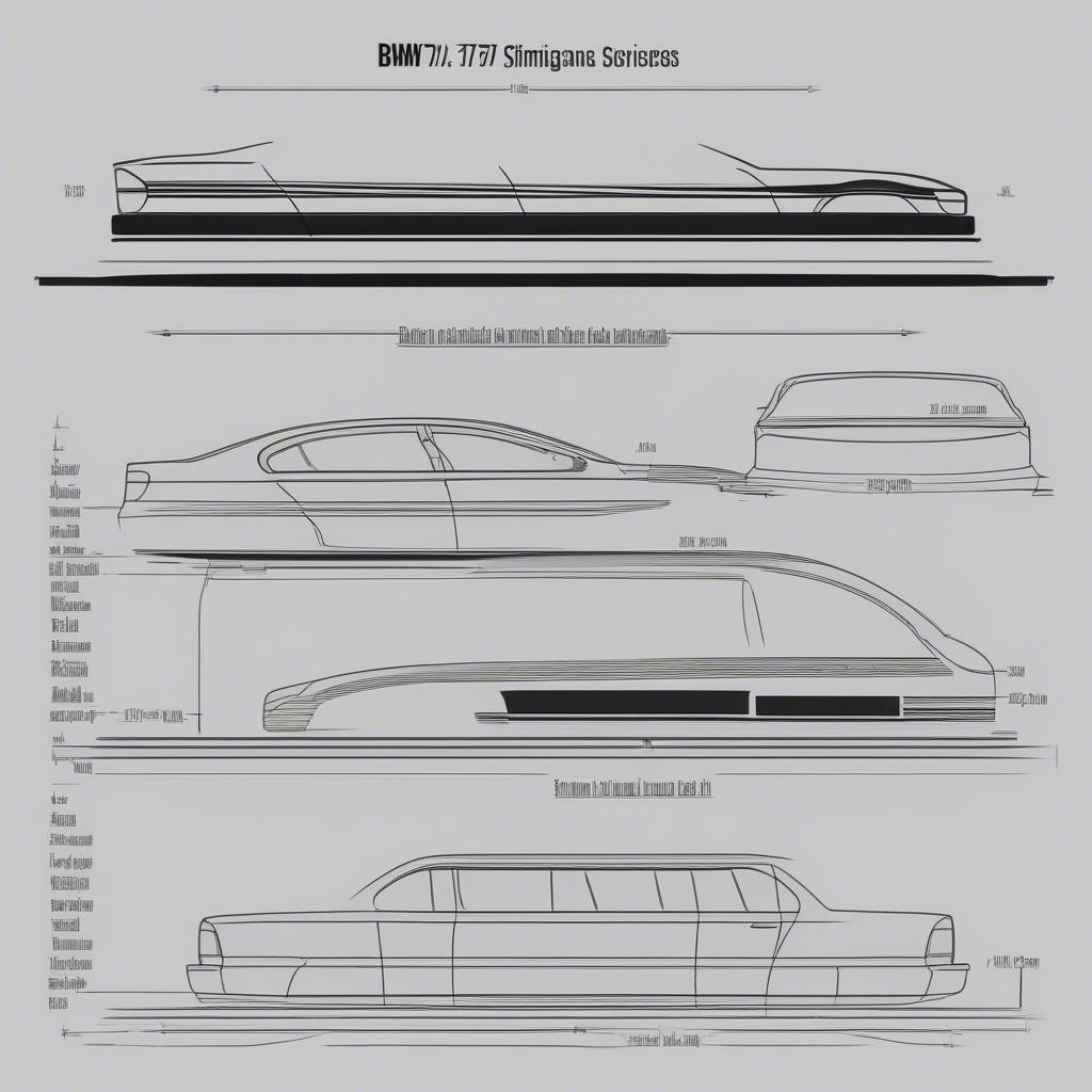 Kích thước BMW 7 Series: Chiều dài, rộng, cao