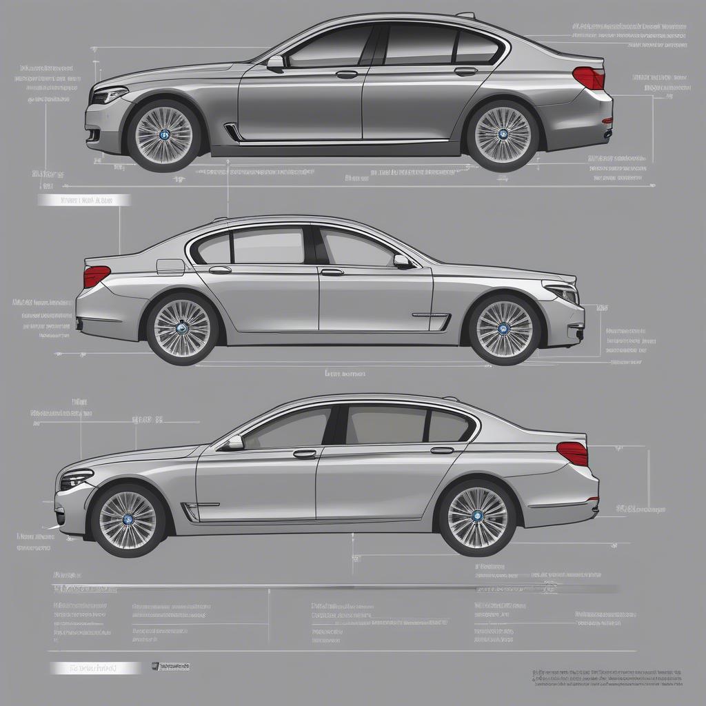 Kích thước BMW 750Li 2014