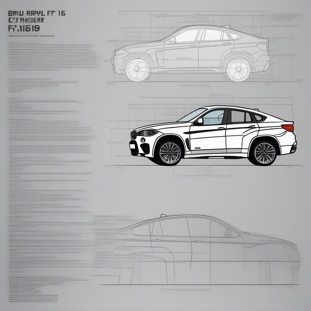 Kích thước tổng quan BMW X6 F16