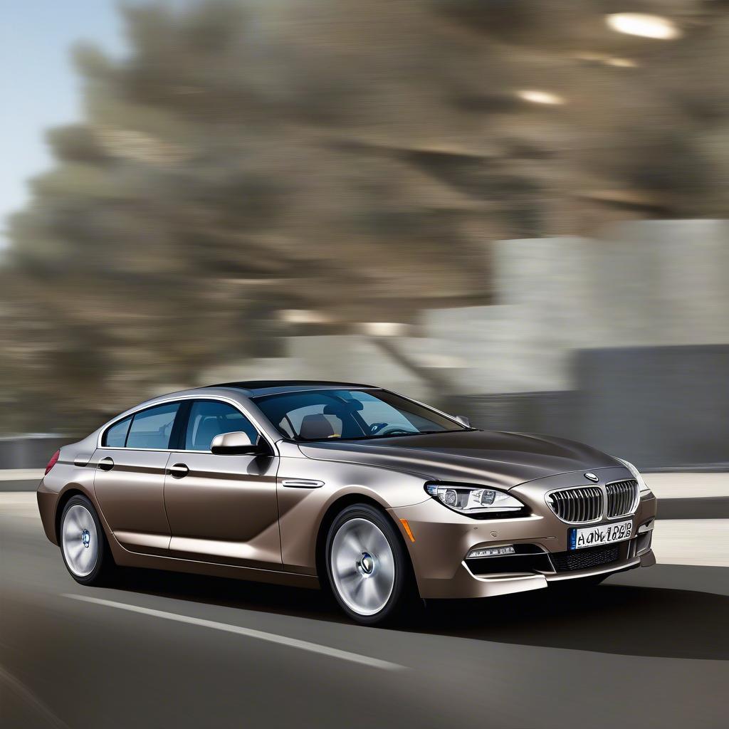 Kích thước ngoại thất BMW 6 Series Gran Coupe 2014