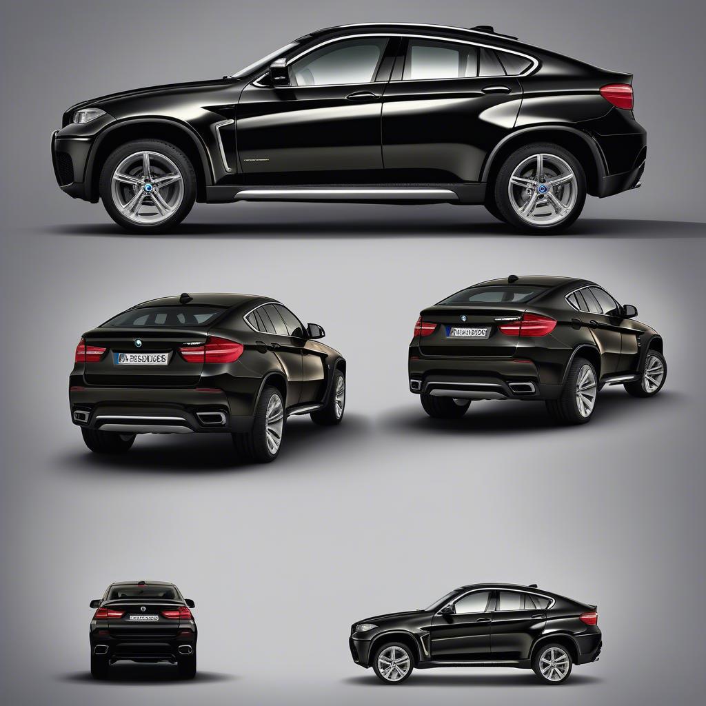 Kích thước ngoại thất BMW X6 2010