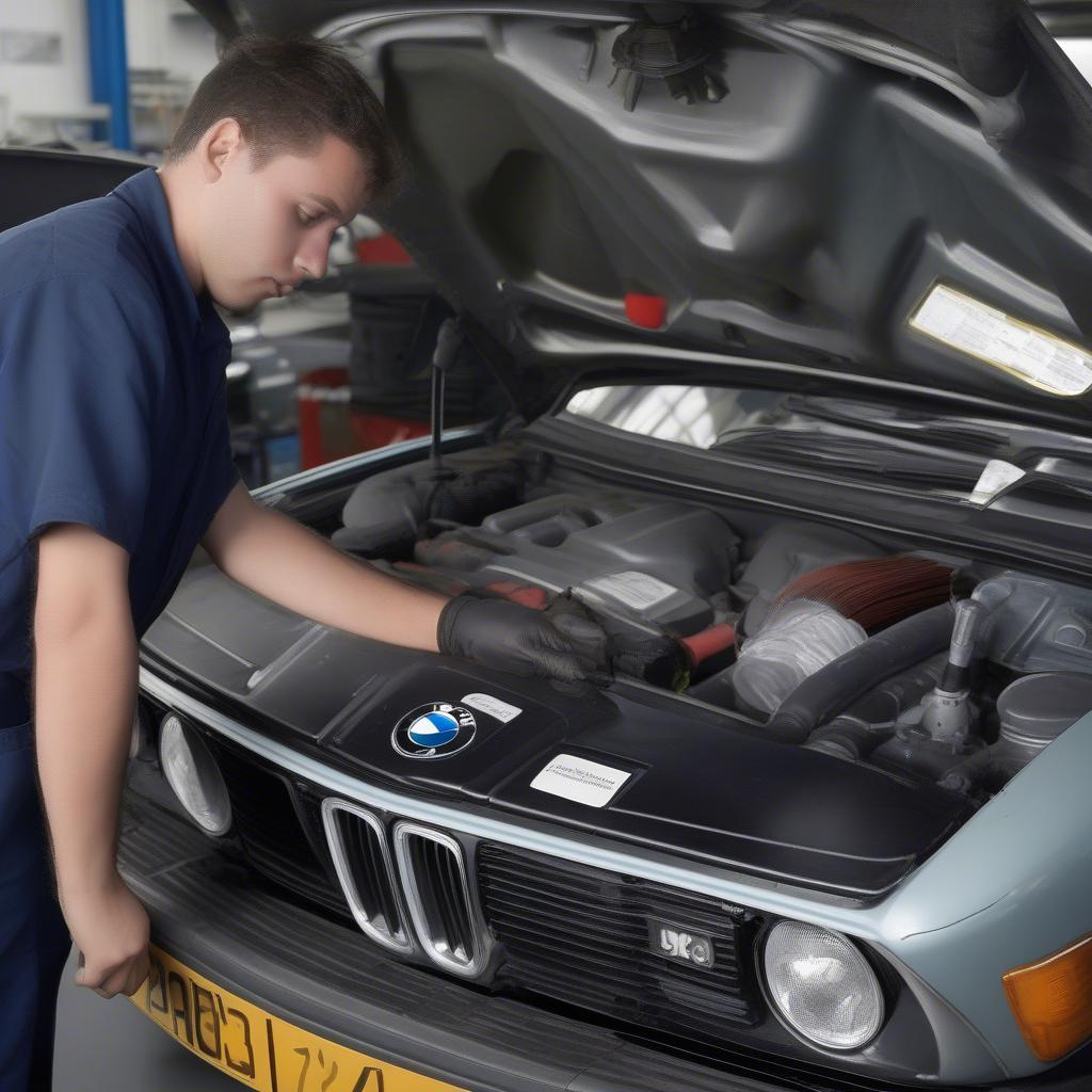 Kiểm tra BMW E28 cũ trước khi mua