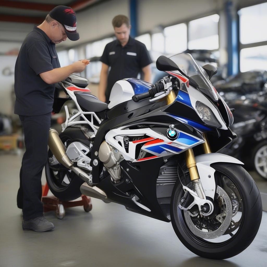 Checking a Used BMW S1000RR 2015