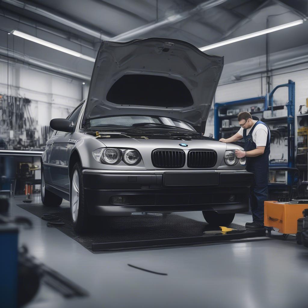 Kiểm tra BMW tại Cầu Giấy