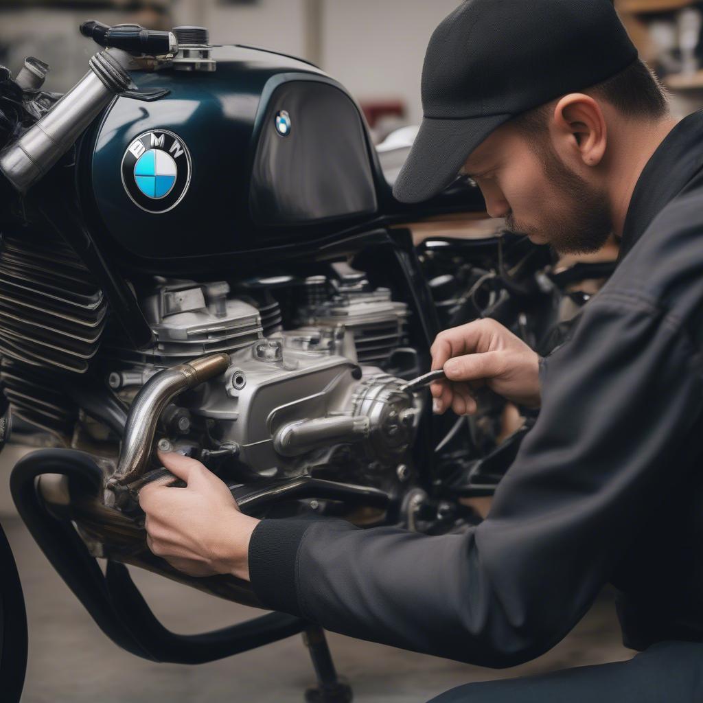 Kiểm Tra Động Cơ BMW Cafe Racer