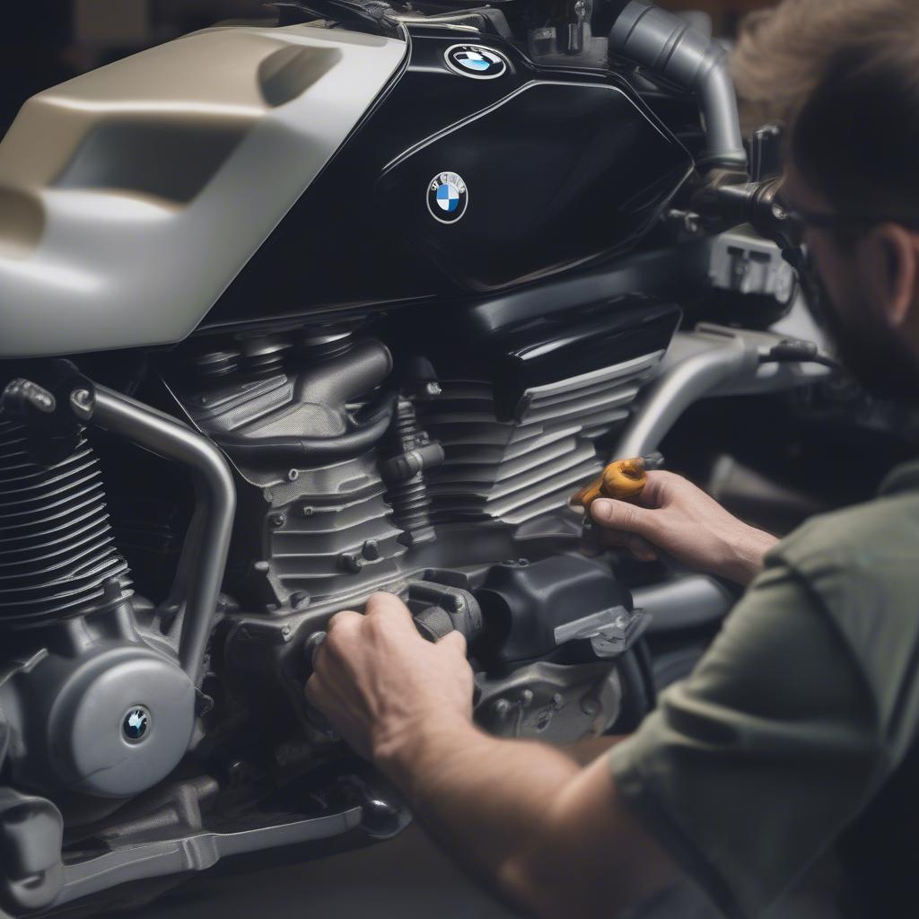 Kiểm tra động cơ BMW K100