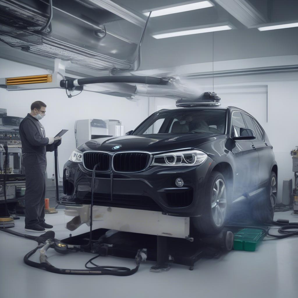 Kiểm tra khí thải BMW