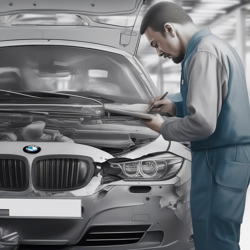 Kiểm tra lịch sử xe BMW schade autos