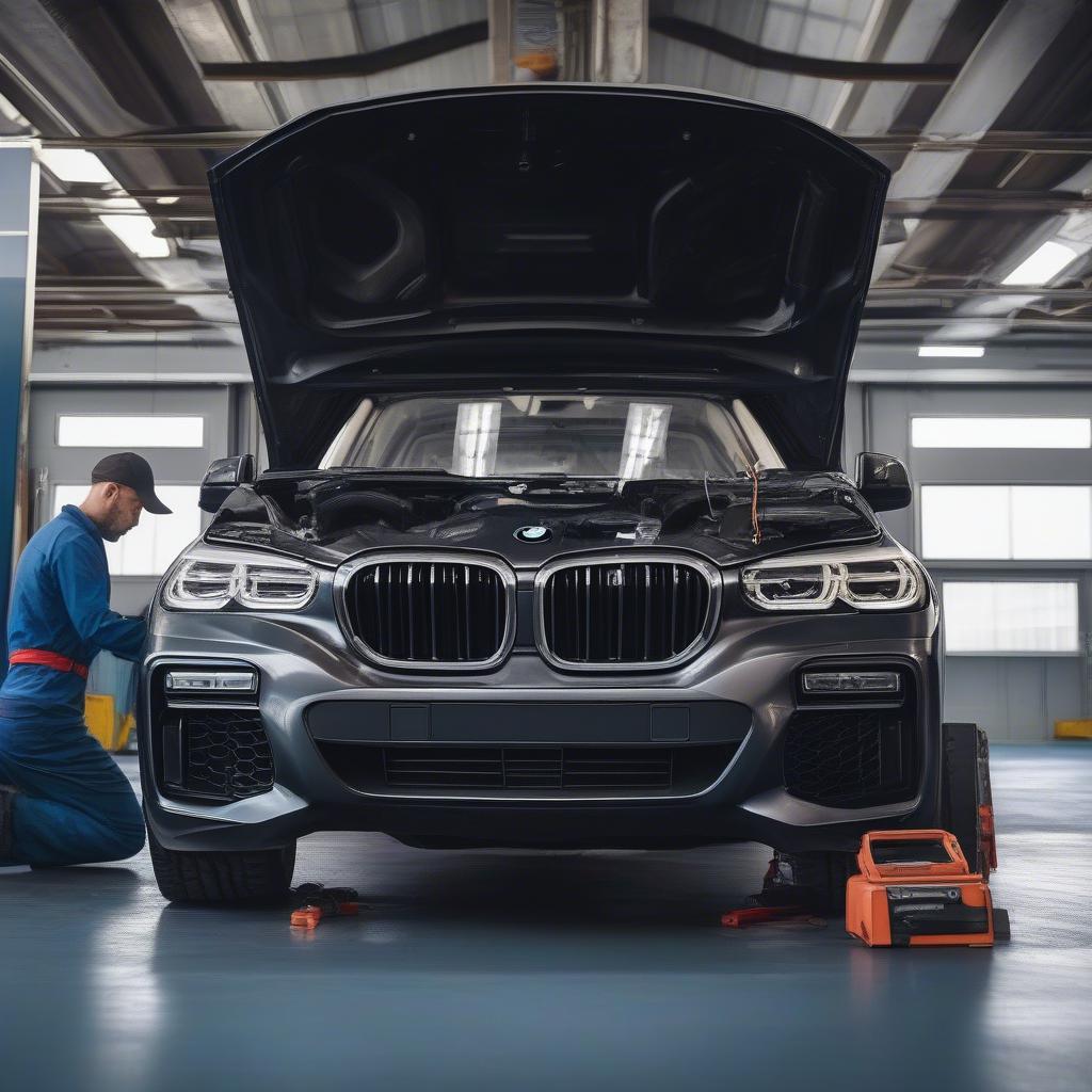 Kiểm tra quạt phụ BMW X5