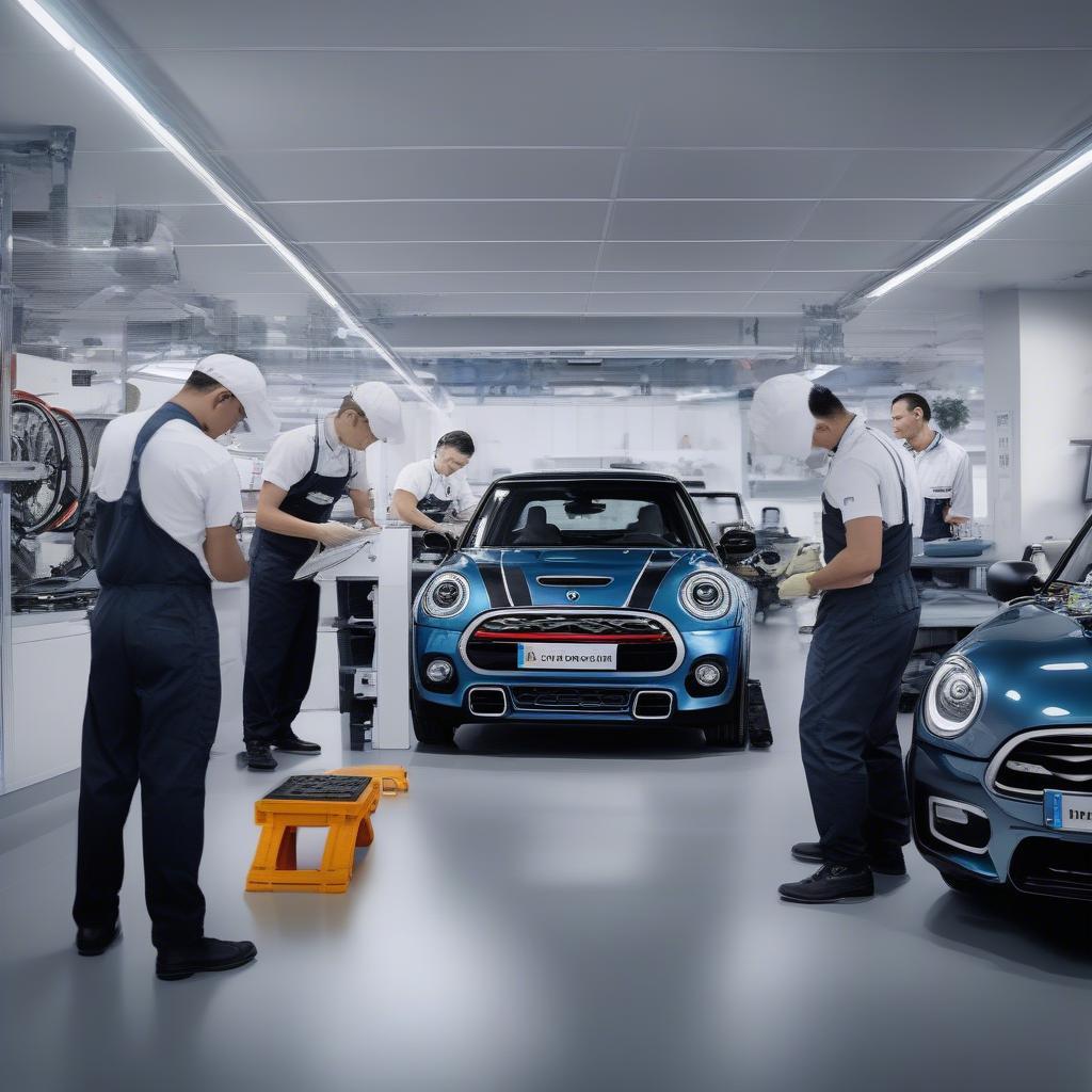 Kỹ thuật viên BMW Mini Service chuyên nghiệp