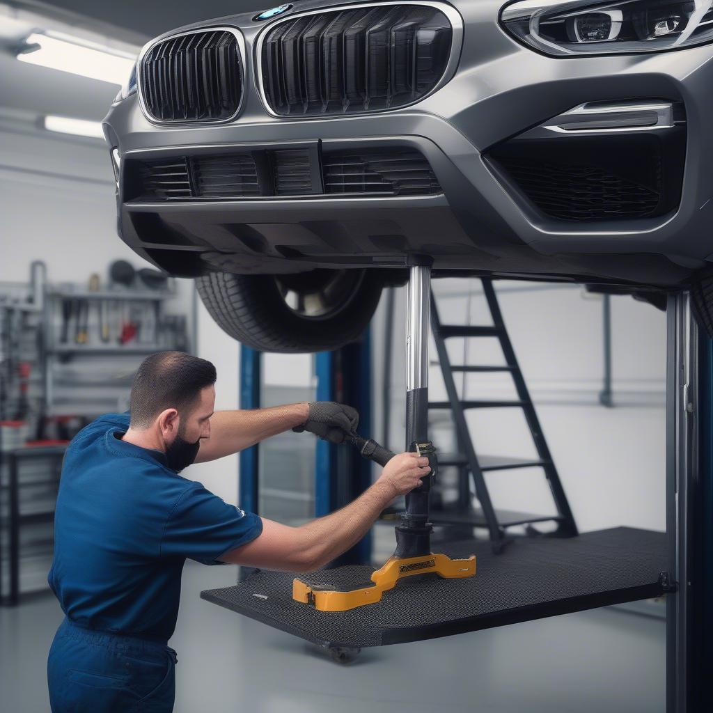 Lắp đặt bậc bước chân BMW X3 chuyên nghiệp