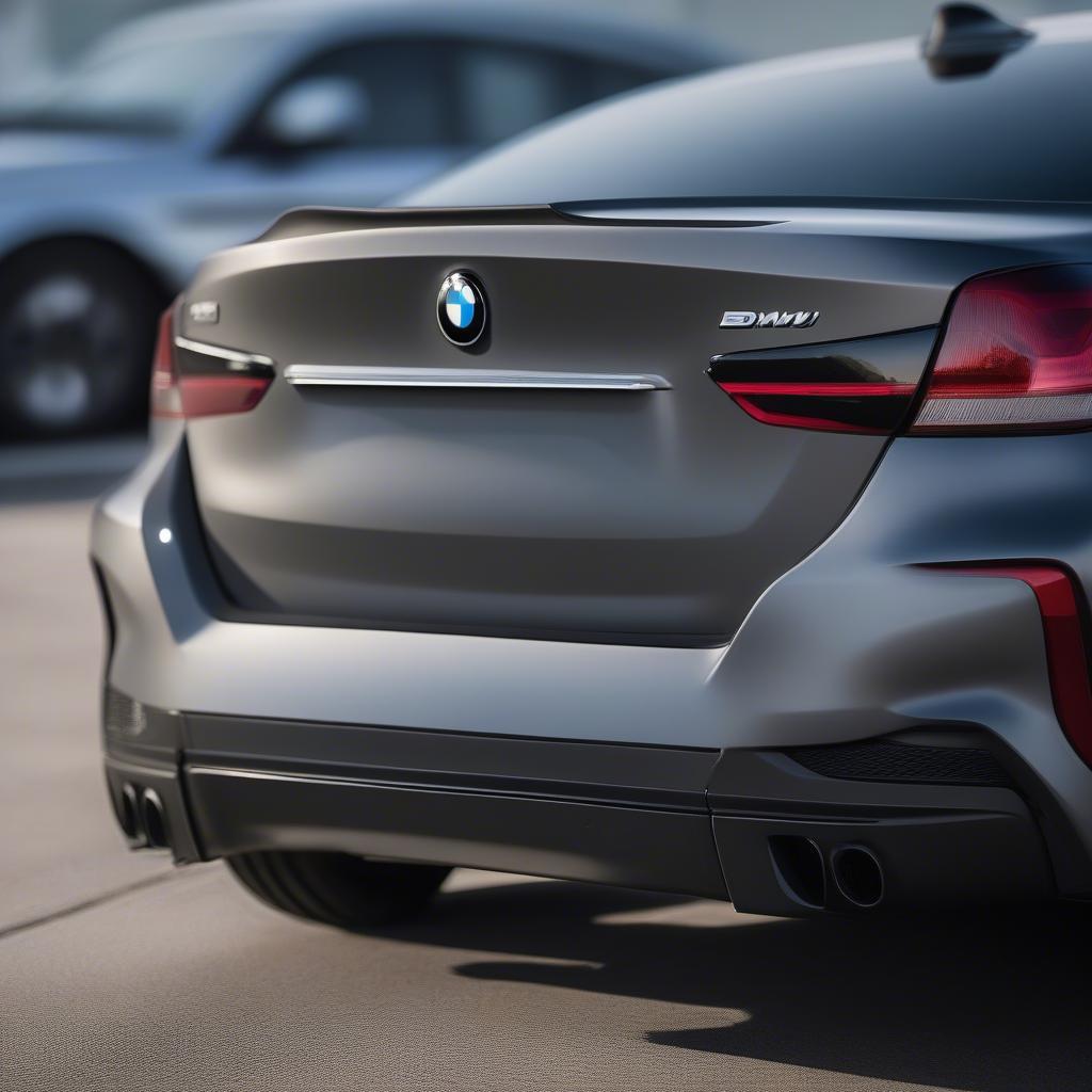 Lắp đặt BMW Spoiler tăng khí động học