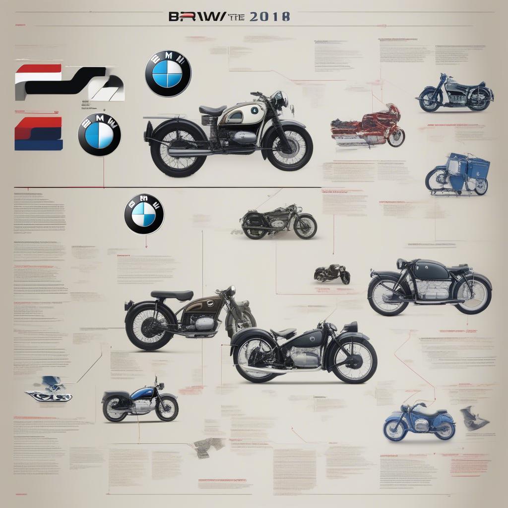 Lịch sử hình thành logo BMW Motorrad qua các thời kỳ