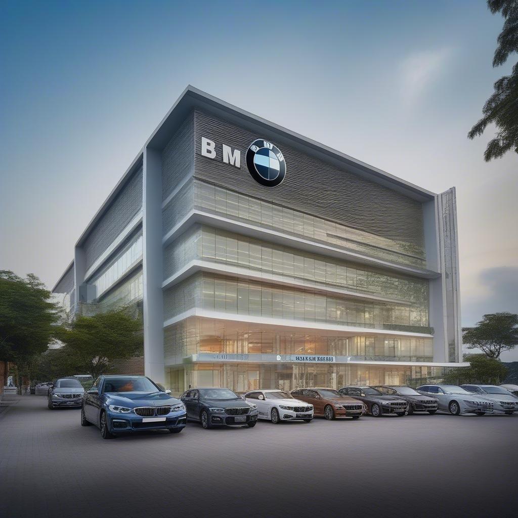 Logo BMW tại BMW Cầu Giấy