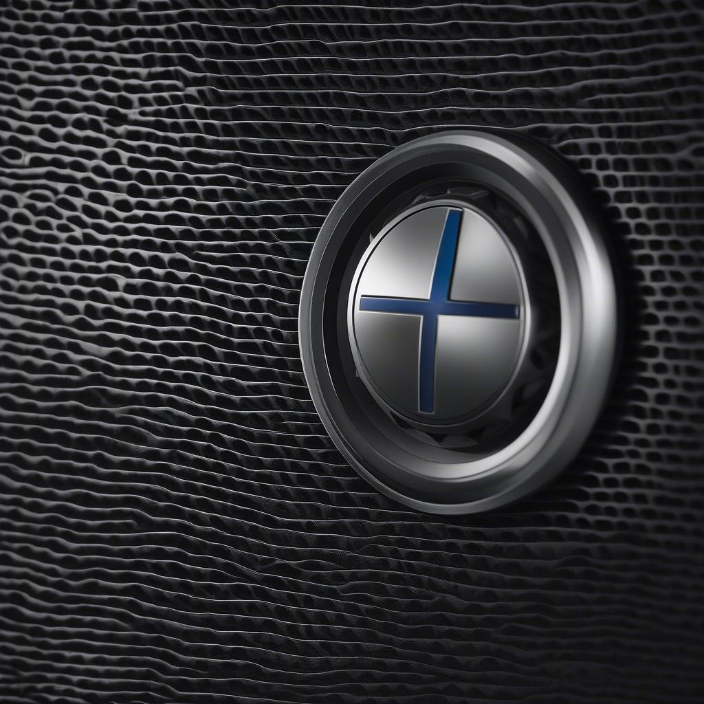 Logo Harman Kardon trên loa BMW