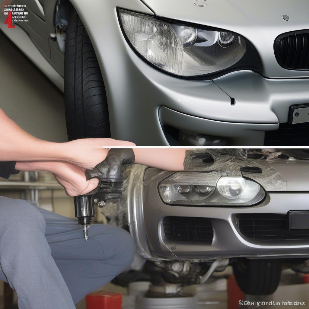 Lỗi Thường Gặp Khi Tháo Đèn Pha BMW E46